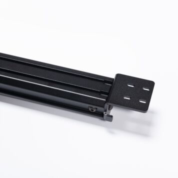 Black Coated Finish Crossrail For Venture Tec Racks