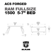 Leitner Designs FORGED Active Cargo System For Dodge Ram 1500 5-7" bed