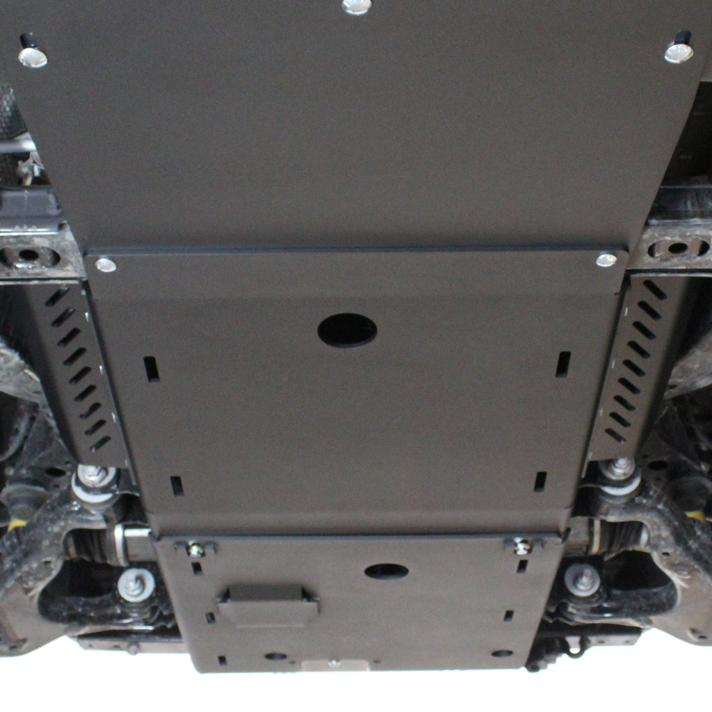 RCI Catalytic Guard Installed With Skid Plates Onto The Vehicle