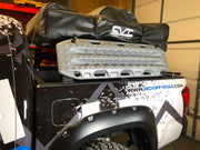 RCI 12" Truck Bed Rack with mounted gear for Toyota Tacoma 2005-2021