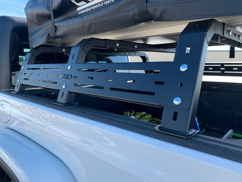 12" Clearance space between bed railing and top of the rack Toyota Tacoma 2005-2021