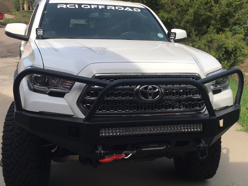 Toyota Tacoma 2016-2021 Front Bumper by RCI with LED mount, hoops and winch
