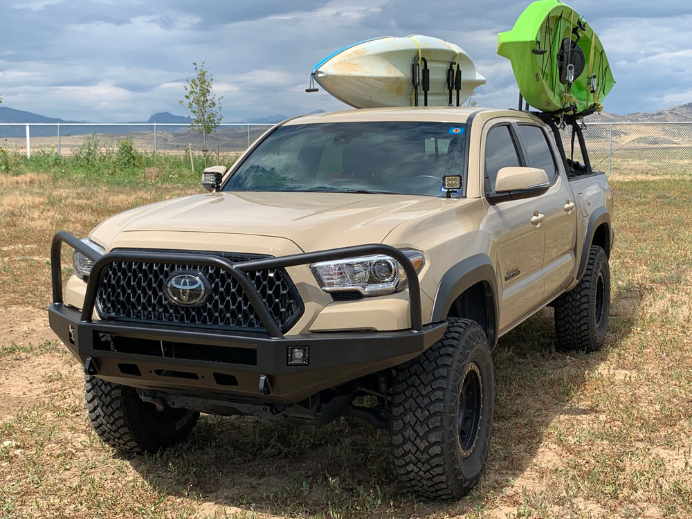 RCI Front Bumper for Toyota Tacoma with Hoops and LED