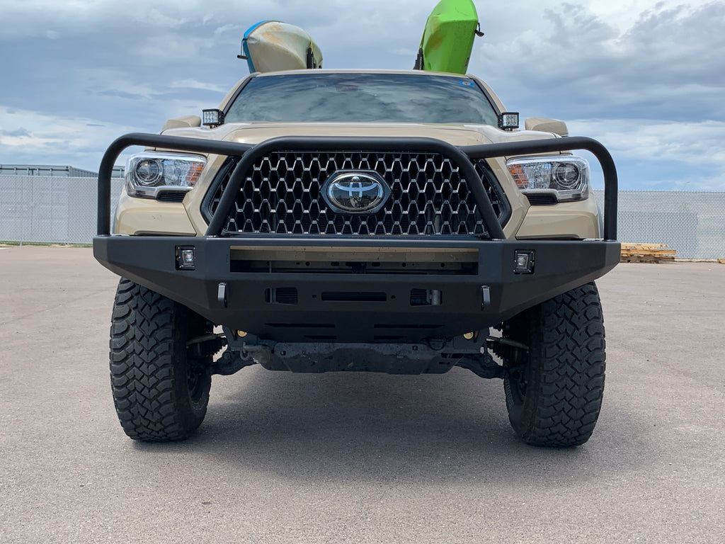 RCI Front Bumper Toyota Tacoma 2016-2021 with Hoops, LED Mount and Winch capabilities