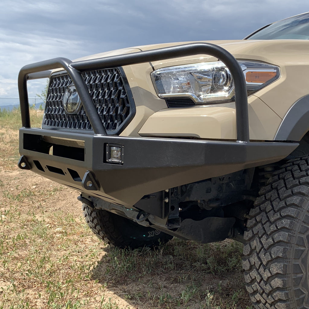 Front Bumper for Toyota Tacoma with Winch capabilities and Hoops