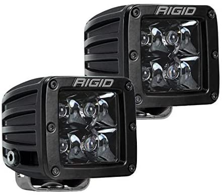 RIGID Industries D-Series Pro Spot Midnight Pair Surface Mount
