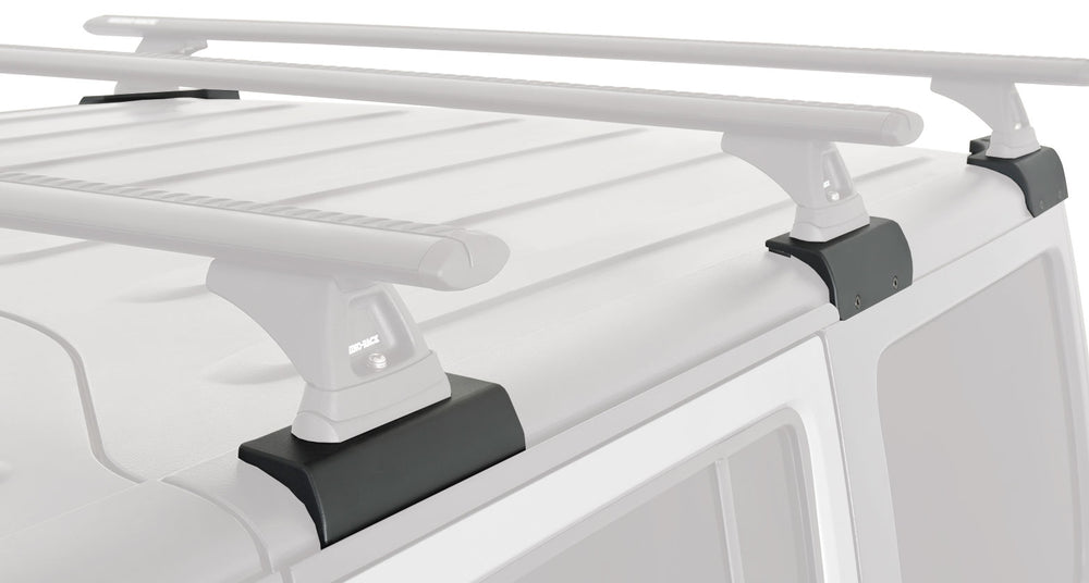Rhino-Rack Vortex RLT600 Backbone 2 Bar Roof Rack Jeep Wrangler JK