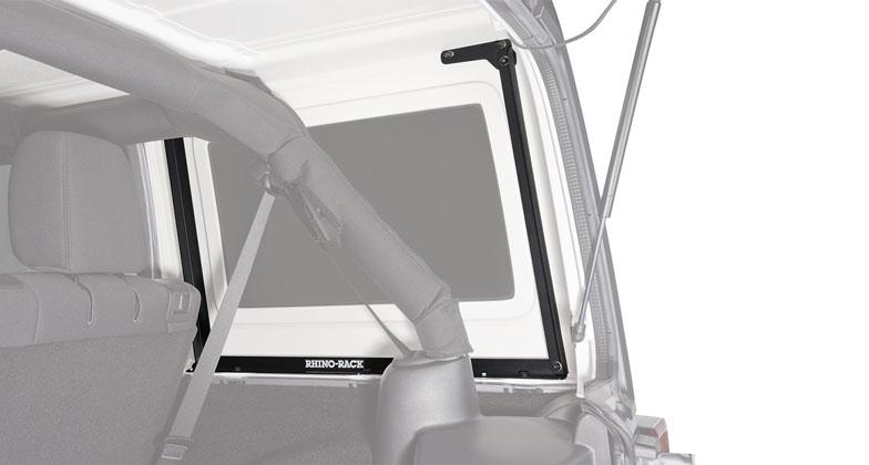 Rhino-Rack Vortex RLT600 Backbone 3 Bar Roof Rack Jeep Wrangler JK 07-18