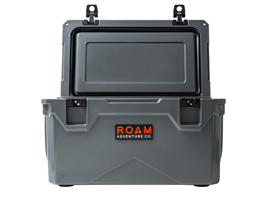 ROAM 65QT Rugged Cooler Open