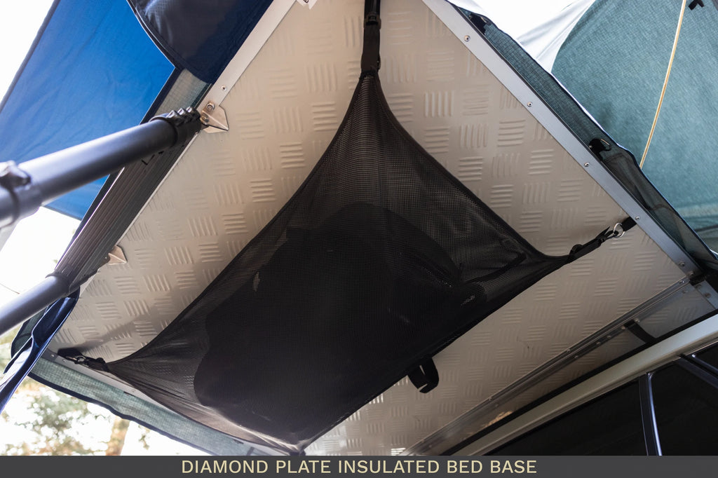 ROAM Rooftop Tent Diamond plated insulated bed case