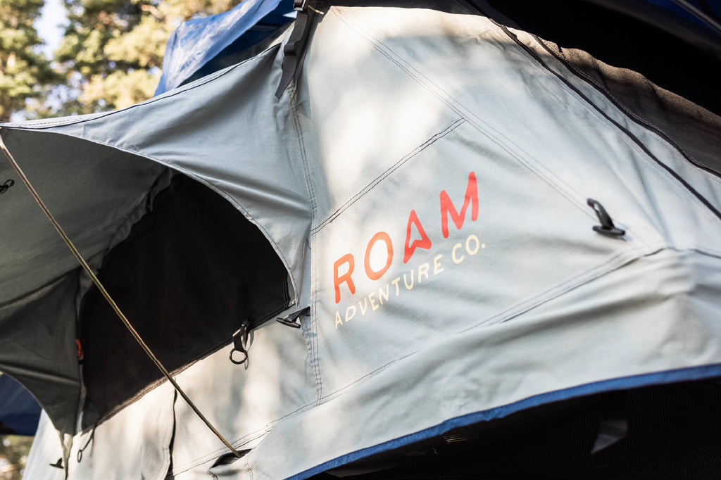 ROAM Rooftop Tent Pitched Tent