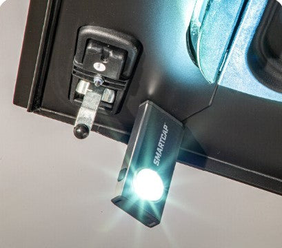 Torch light installed on Smartcap