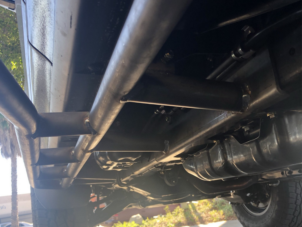 Cali Raised LED Rock Sliders For Toyota 4Runner 2014-2020