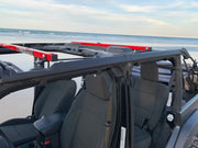 Red Under Soft Top Cross Bar for Wrangler JLU
