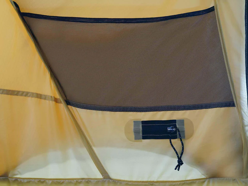 Zippered Window Screen and Charging Cables