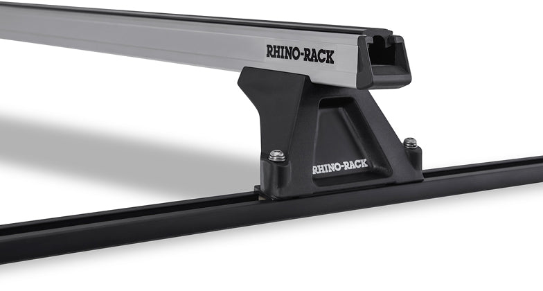 Rhino-Rack Heavy Duty RLTF Trackmount 2 Bar Roof Rack Black