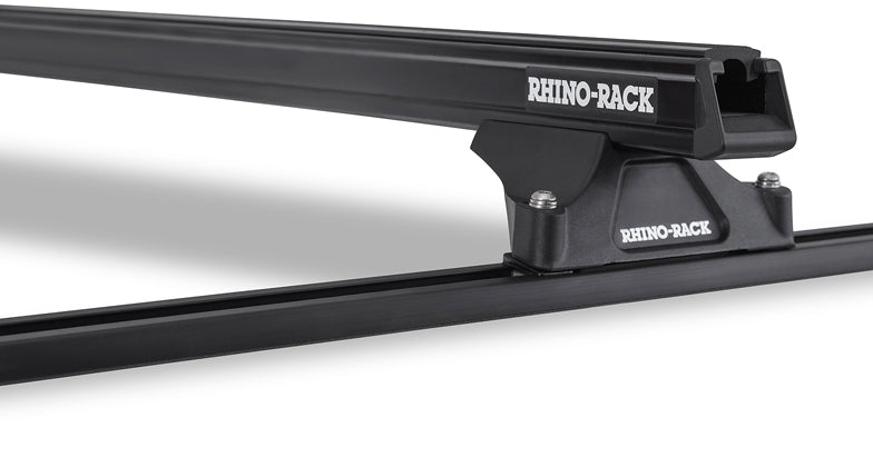 Rhino-Rack Heavy Duty RLTP Trackmount 2 Bar Roof Rack Black