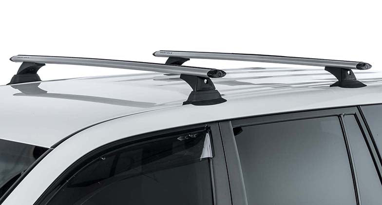Vortex RCH 3 Bar Roof Rack by Rhino Rack Silver for Nissan Armada 2017 to 2019 and INFINITI QX80 2014 to 2019