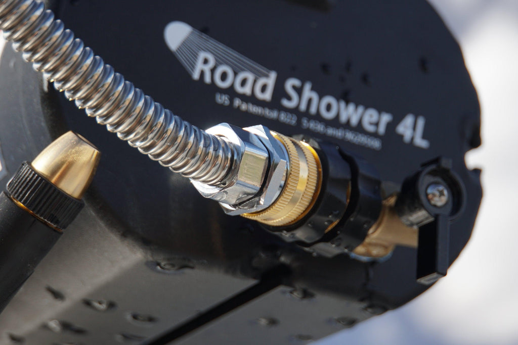 Road Shower Flex Neck Shower Head Detail