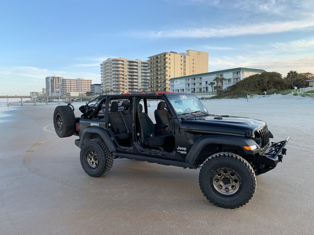Jeep Wrangler Click In Cross Bars for Soft Top JLU 4-Door