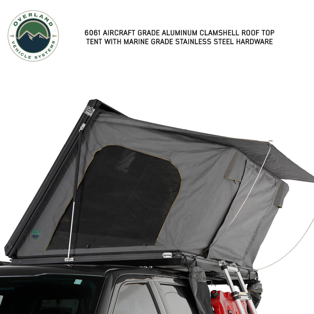 Overland Vehicle Systems Sidewinder Aluminum Side Opening RTT Deployed