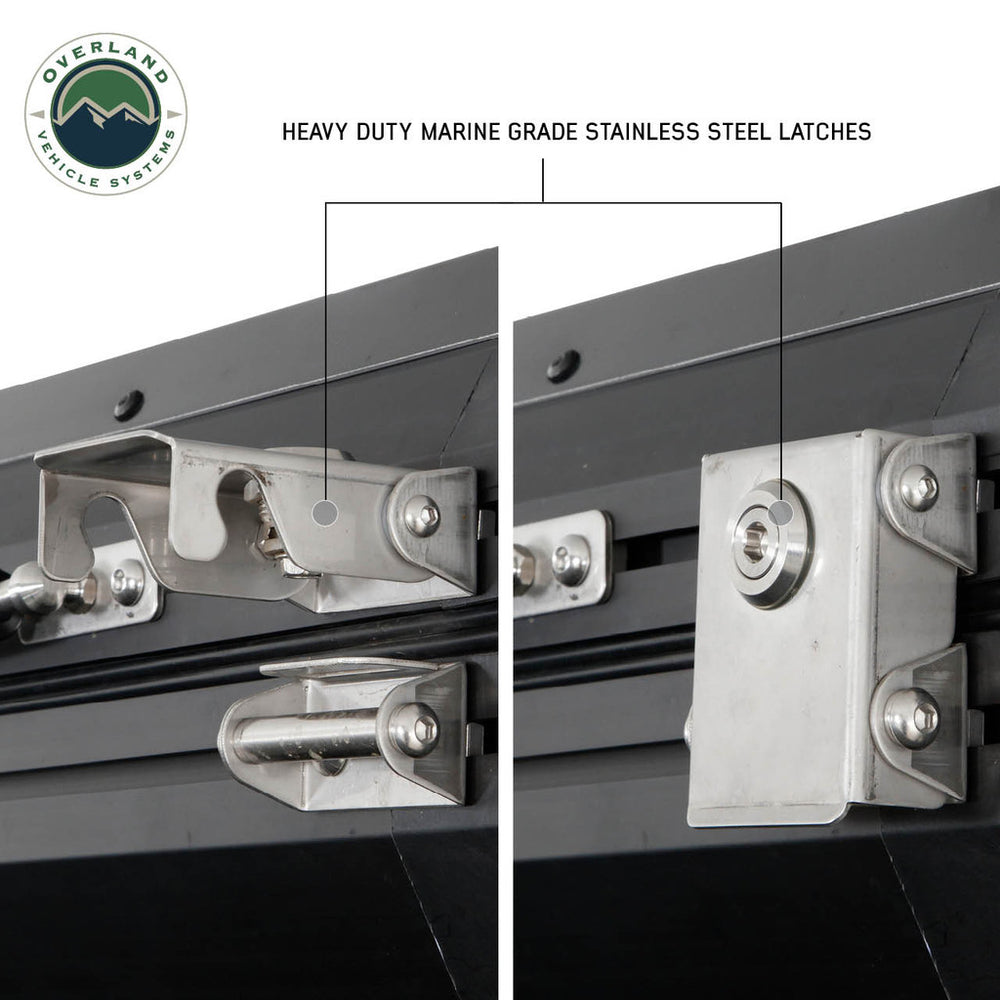 Overland Vehicle Systems Sidewinder Aluminum Side Opening RTT Heavy Duty Latches