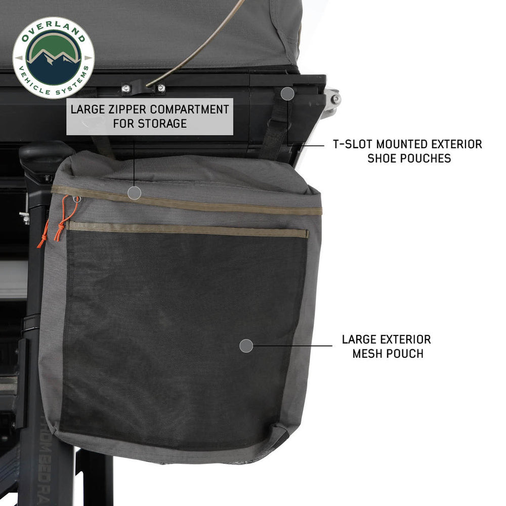 Overland Vehicle Systems Sidewinder Aluminum Side Opening RTT Zipper Storage