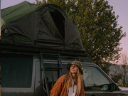 Rev Scout Roof Rack Tent by C6 Outdoor installed on platform Rack