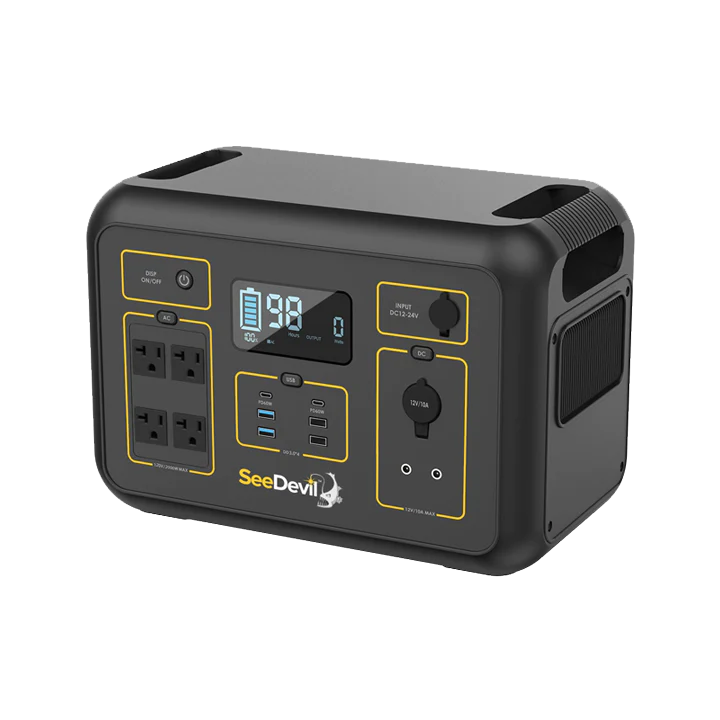 Image showing the left side of the See Devil Portable Power Station 2000w 2131Wh
