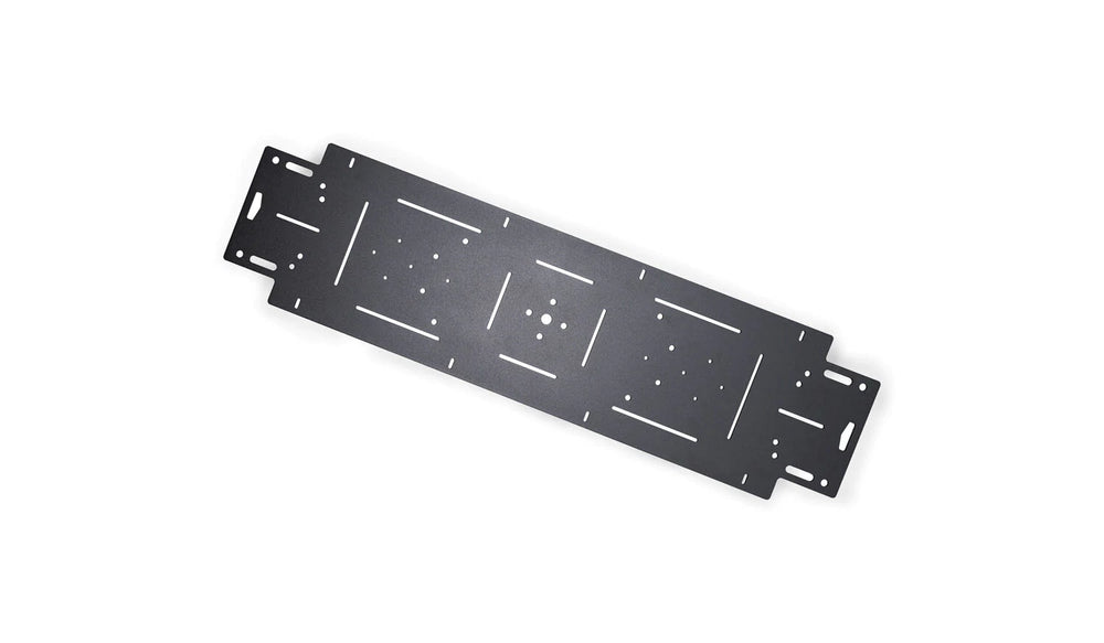 A mounting panel that doubles as a platform for your rack.