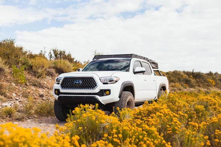 The Grand Teton Low-Profile Double Cab Roof Rack for Toyota Tacoma by Sherpa Equipment Co. 