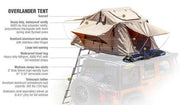 Smittybilt Overlander roof top tent specifications