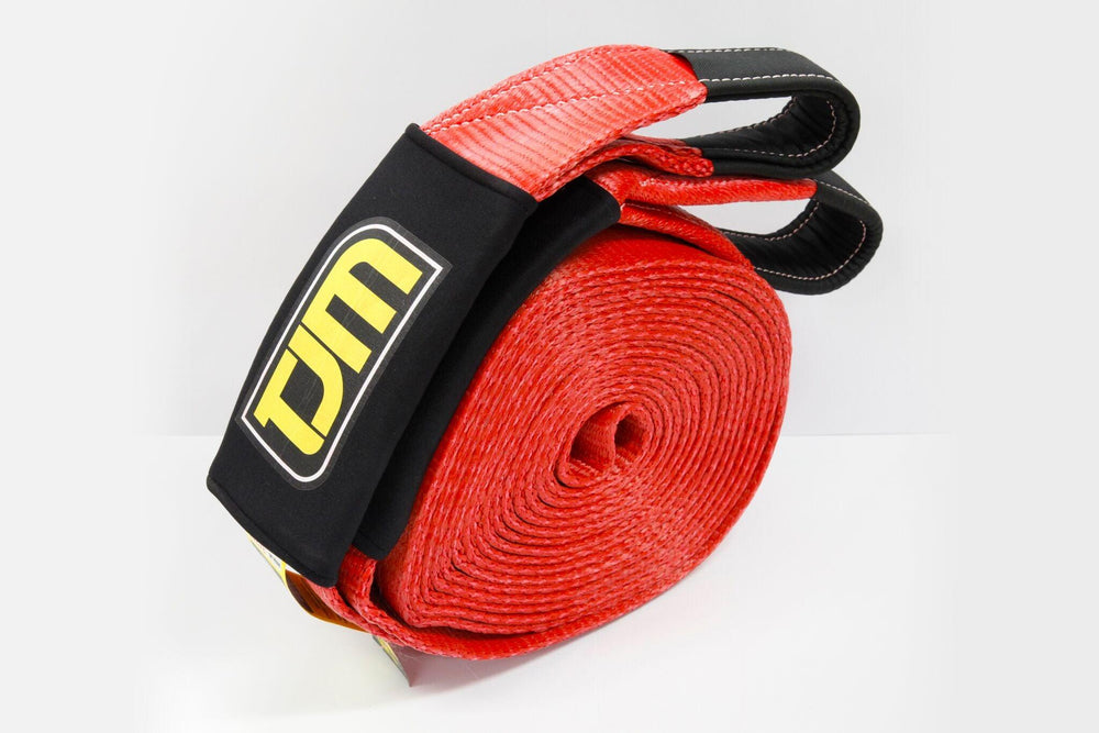 Snatch Strap 15,000Kg (33,000 Lbs) - Red 4" x 30" - by TJM