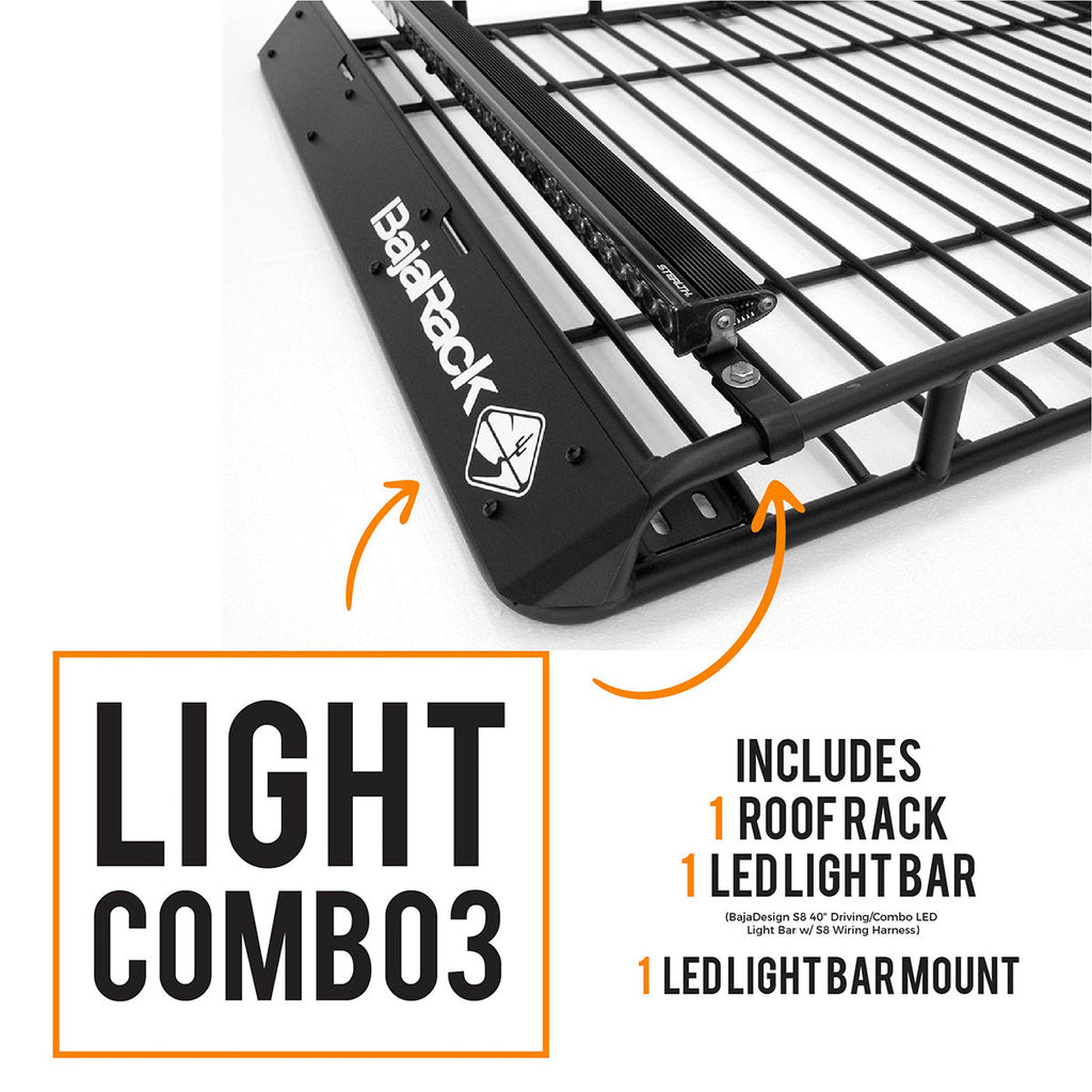 Roof Rack For 4Runner With LED Light Bar