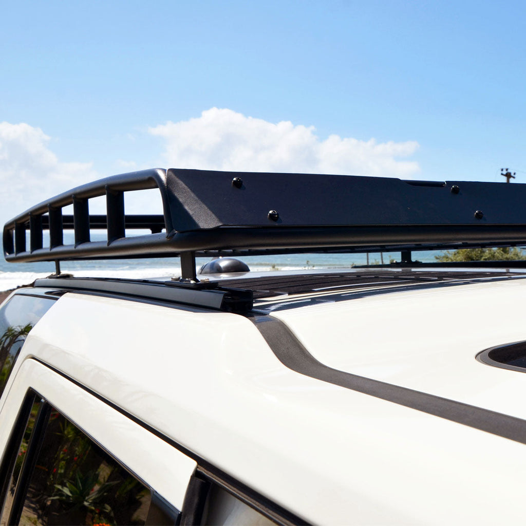Baja Rack Camper Shell Roof Rack with wind deflector Utility Flat - Rugged  Outlander
