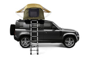Side View Of The Thule Approach M 2-3 Person Roof Top Tent Fennel Tan