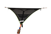 TRILLIUM GIANT 3-PERSON HAMMOCK (3.0) Black Mesh Front View