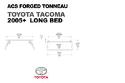 Leitner Active Cargo System ACS FORGED TONNEAU - RACK ONLY - For Toyota Taocma & Tundra