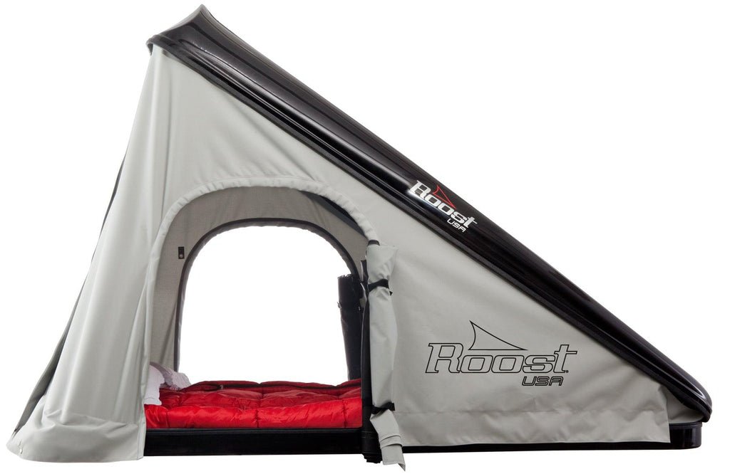 Roost Explorer Hardshell Roof Top Tent Black Shell Gray Fabric