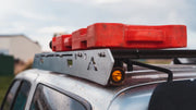 Multiple Mounting Points for The Antero Half-Sized Roof Rack by Sherpa Equipment for Toyota 4Runner 3rd Gen