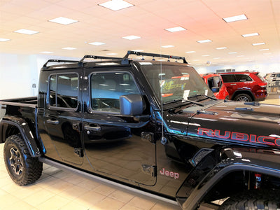 Click-In Three Piece Crossbars for Jeep Wrangler 2018-2022