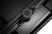 Thule Motion XT L On Top of Car Black PowerClick Close Up
