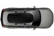 Thule Motion XT L On Top of Car Black Top View