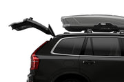 Thule Motion XT L On Top of Car Titan Side View