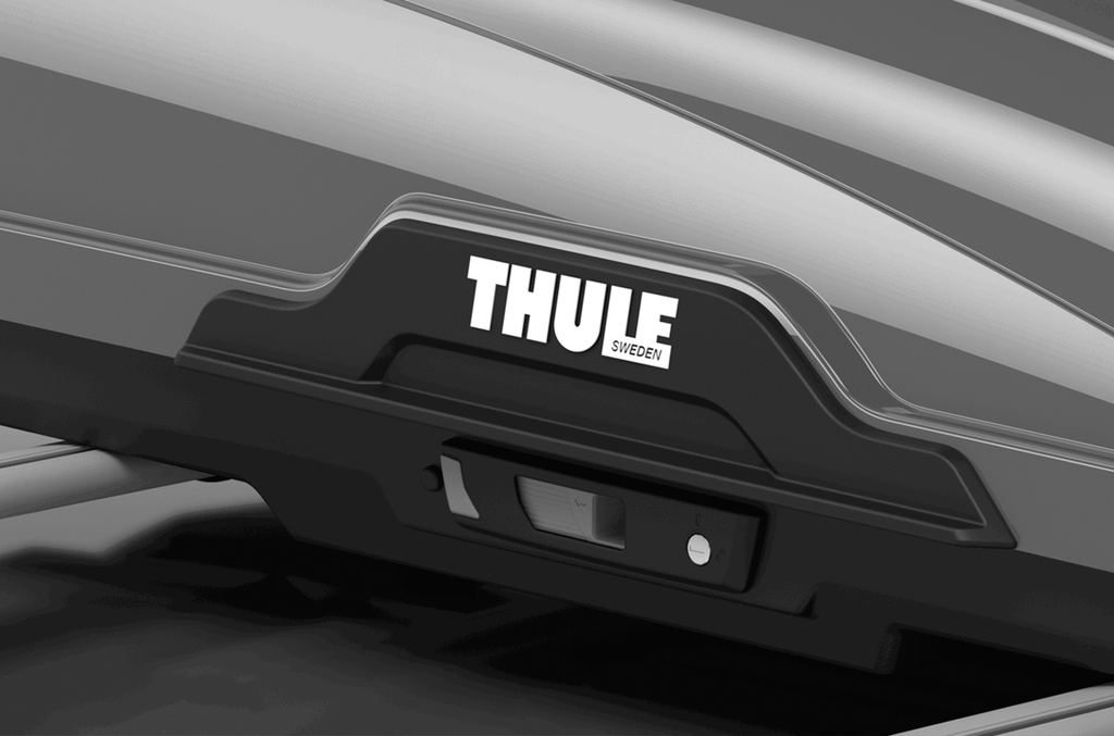 Thule Motion XT L On Top of Car Titan SlideLock Close Up