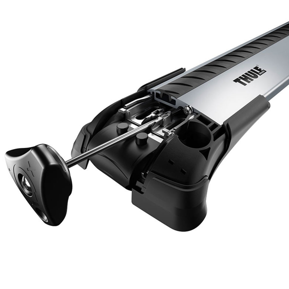Thule AeroBlade Edge Cross Bars For Toyota 4Runner 5th Gen With Roof Rails Foot Picture