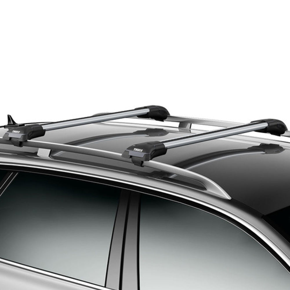 Thule AeroBlade Edge Cross Bars For Toyota 4Runner 5th Gen With Roof Rails View