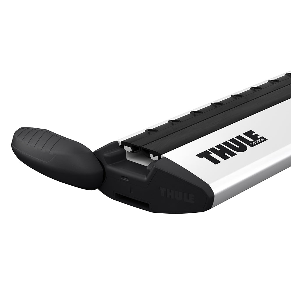 Thule Cross Bars For Toyota 4Runner 3rd Gen With OEM TrackThule Cross Bars For Toyota 4Runner 3rd Gen load bar cap detail