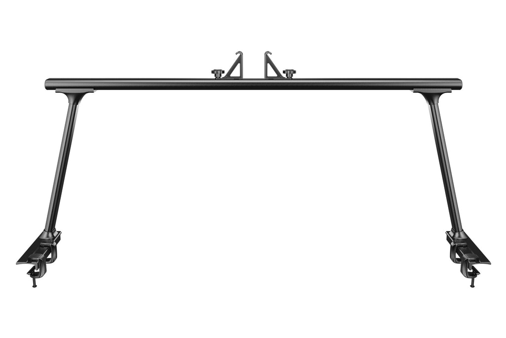 Thule TracRac TracOne Pickup Truck Bed Rack System Front View Black
