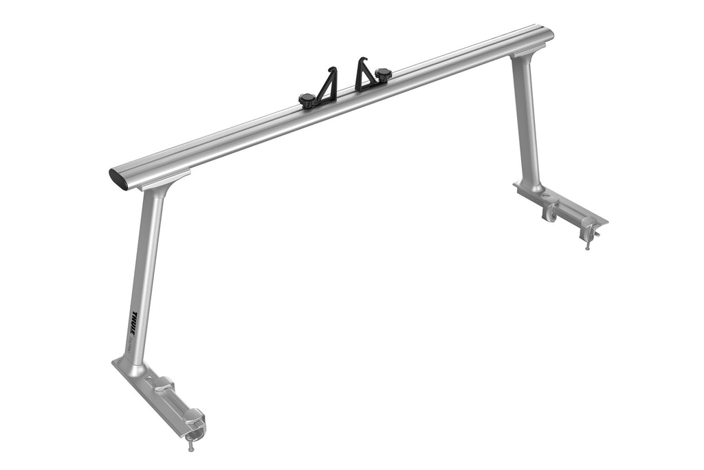 Thule TracRac TracOne Pickup Truck Bed Rack System Side View Silver